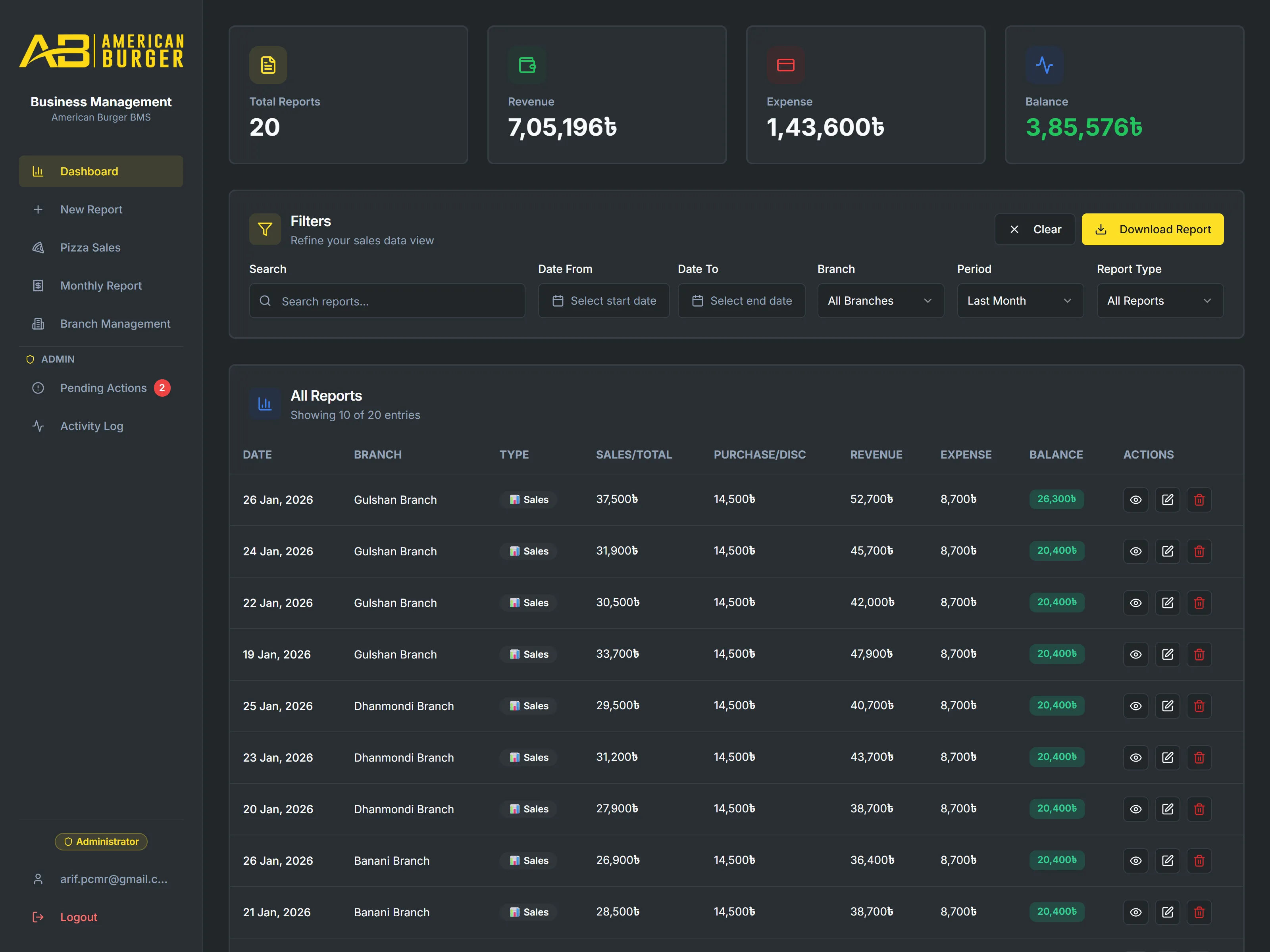 Billing Management System